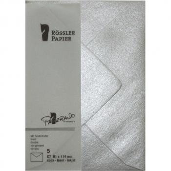 Caja de Sobres C7 Plata – Lote de 5 unidades