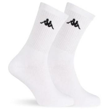 Kappa Calze 2x1 per Tennis, Bianco, Taglia 42/44