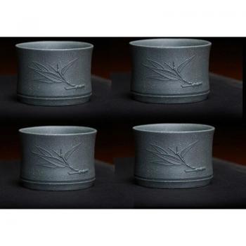 Schwarz Tee Lila Sand Tasse