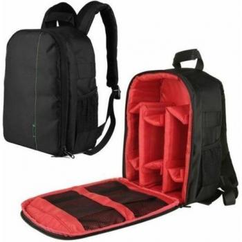 Padded DSLR Camera Backpack – Waterproof, Zip‑Lock, Multi‑Lens Case