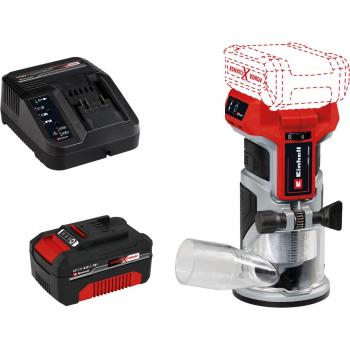 Einhell TP-ET 18 Li BL 18V Lithium-Ion Battery Brushless Electric Cordless Trimming Router with Soft Start Function and Constant Speed Control