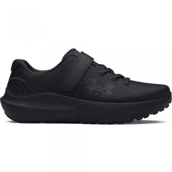 Tênis Preto Under Armour UA BPS Surge 4 AC para Crianças