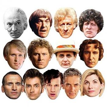 Lot 13 Masques Cartonnés Star Cutouts – Doctor Who : Les 13 Docteurs