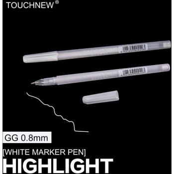 TOUCHNEW 0.8mm White Scribble Pen