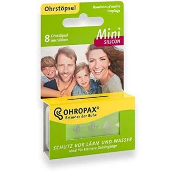 OHROPAX Mini Silicon Noise‑Blockers – 8 Pack