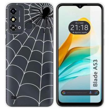 Funda Silicona ZTE Blade A53 Transparente Araña