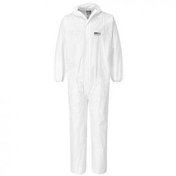 Portwest BizTex MicroCool Protective Coverall – 3XL White, Bundle of 25