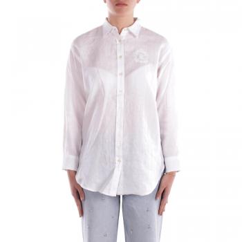 Elegante Blusa Blanca Ralph Lauren