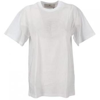 T‑shirt Elisabetta Franchi Donna in Cotton Bianco 44