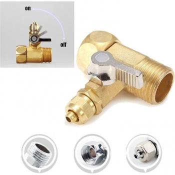 2Pcs Brass RO Feed Ball Valve for Water Purifier