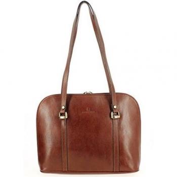 Sac Porté Épaule A4 Cuir Marron – République Sloan