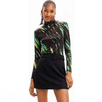 Desigual camiseta fruncida slim tie-dye