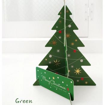Cartes de Noël 3D avec message de bénédiction