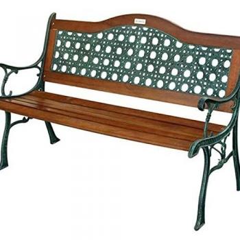 Sillón de Jardín Rattan con Base de Hierro 126x60