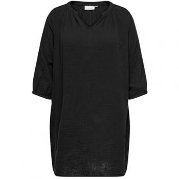Carmakoma Damen Midi-Kleid Carthyra V-Ausschnitt 3/4 Arm Größe 50