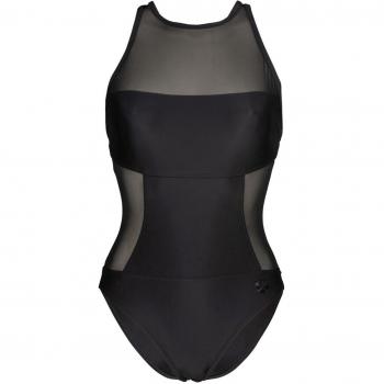 Costume intero Arena con pannelli in mesh neri