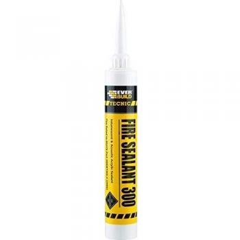 4x TECNIC FIRE SEALANT 300 INTUMESCENT AND ACOUSTIC SEALANT EVERBUILD 380ML