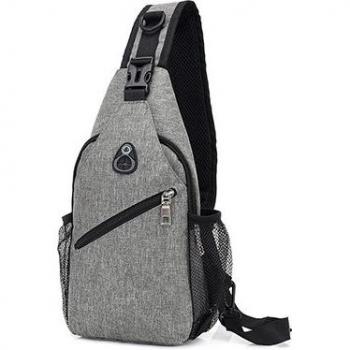Bolso bandolera con carga USB y gran capacidad