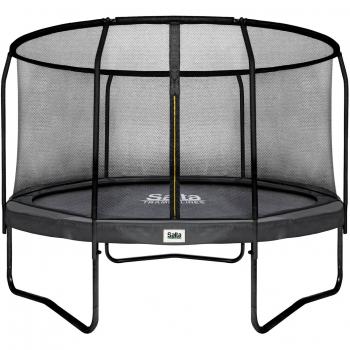Salta Premium Black Edition 213cm Round Trampoline with Safety Net Black