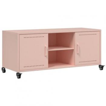 VidaXL Pink TV Cabinet 100.5x39x43.5 cm Steel