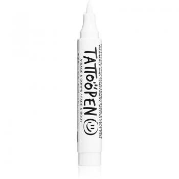 Nailmatic Tattoo Pen per Viso e Corpo Bianca 1 pz
