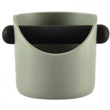 Boîte de récupération café, amortisseur de choc, poubelle pour espresso – Gris/Vert