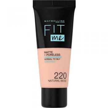 Maybelline New York Fit Me Matte & Poreless Nr 220 Natural Beige, 1er Pack