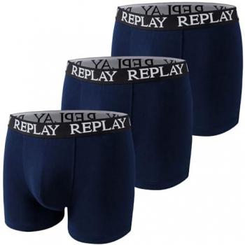 Replay Boxer Herren Boxershorts, 3er Pack