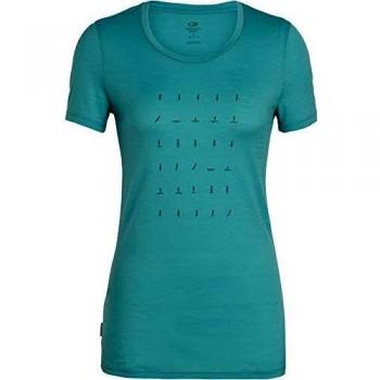 Frauen-Merino-Shirt 150 Tech Lite – Icebreaker, Tree Life Low Crewe Edition