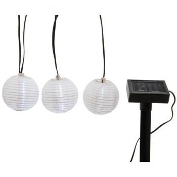Lumineo Außenlichterkette Solar 7,5 m in Weiß