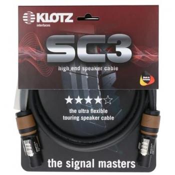 Klotz SC3-L2FF0100 Lautsprecherkabel 1 m, 5 mm²