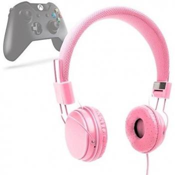 Auriculares Estéreo Xbox One Rosa con Mic y Cable 2 m – Duragadget