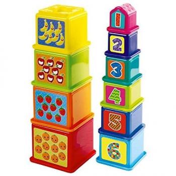 Bloques apilables de colores