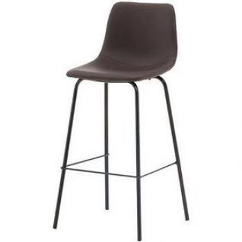 Ebuy24 Braun Kunstleder Barhocker Alexi