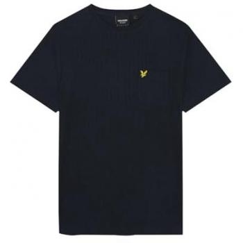 T-shirt Marine en Tricot Lyle And Scott