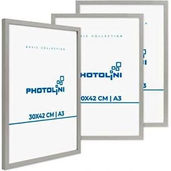PHOTOLINI 3er Set Wechselrahmen 30x42 cm