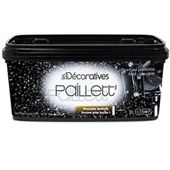 Peinture paillettée effet 2L Les Décora