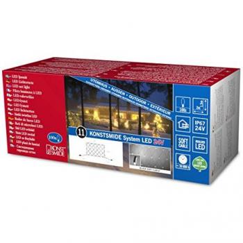 Système de filet lumineux 24 V Konstsmide LED blanc chaud