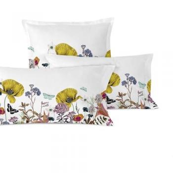 Funda de Almohada Birds of Paradise 60x60 cm, 100% Algodón, Calidad 150 TC