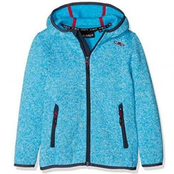 Fleece‑Jacke für Mädchen, Asphalt‑Design, CMP 3H19825