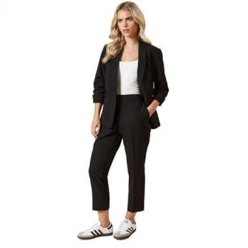 Black Petite Trousers for Women