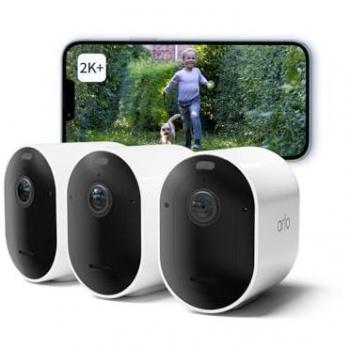 Arlo Pro 5 Outdoor Pro 2K Security Trio – 3 Cameras (White)