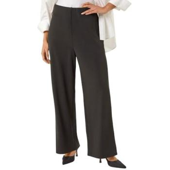 Pantalon Large à Elasticité Noir Petite
