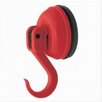 Ferrozza a Ventosa Rosa in PVC ABS per Appendi-Accessori, Cleafe 69928