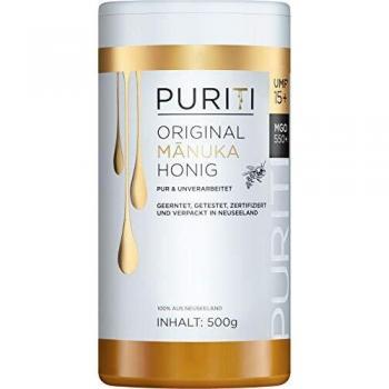 Neuseeländischer Puriti Manuka Honig 550+ – 500 g