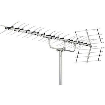 DVB-T/T2 Außenantenne 17 dB UHF Wetterfestes Design