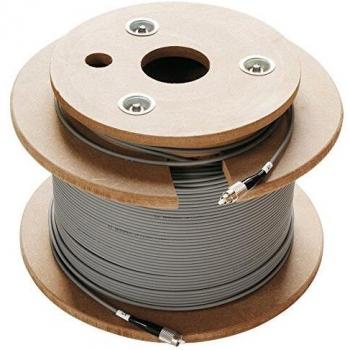 Axing OAK 200-01 Fiber Optic Kabel (200m, FC/PC-Stecker, Metallarmierung)