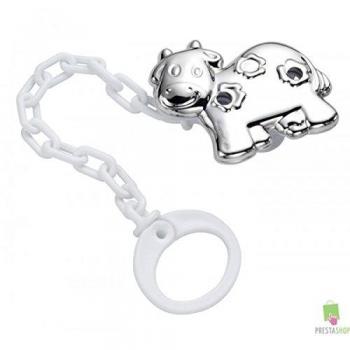 Chupetero de plata Vaquita Pedro Durán