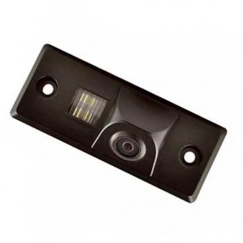 Color Vista posterior de la cámara cámara de visión trasera con líneas de cuadrícula como luz de la matrícula, ayuda sensor de aparcamiento para Golf