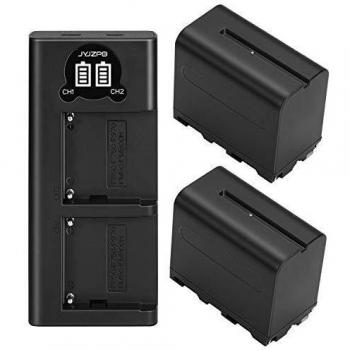 JYJZPB NP-F970 + NP-F550 LCD Dual Charger Set